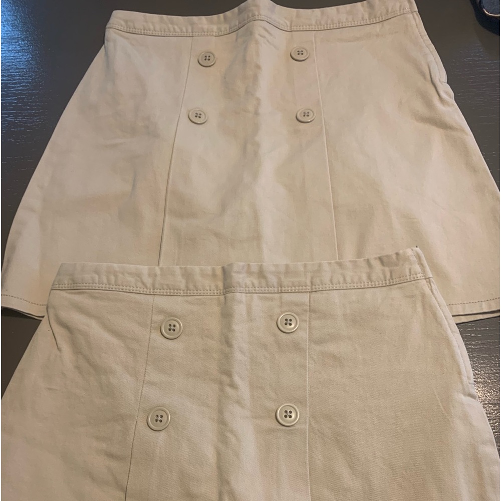 The Childrens Place Girls Skort Sandy Beige Size 10 Plus x2